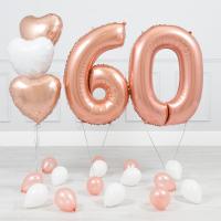 Композиция из шаров 60 лет