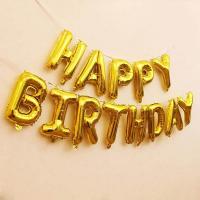 Золотые буквы Happy Birthday