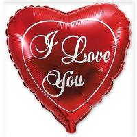 Сердце I LOVE YOU Красное