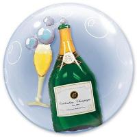Шар в шаре BUBBLE Шампанское и Бокал