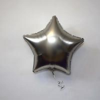 Шар звезда 19 Сатин Platinum