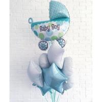 Композиция из шаров Baby Boyм