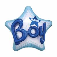 Большая голубая звезда 3D Boy