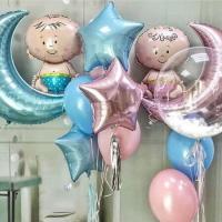 Композиция из шаров Двойняшки