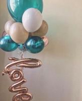 Букет из шаров Любовь и Греческий пляж