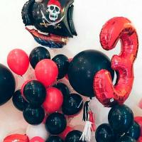 Сет воздушных шаров на 3 года Пираты