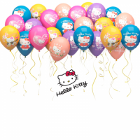 Гелиевые шары с рисунком Hello Kitty