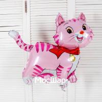 Фольгированный шар розовый Котенок