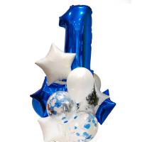Фонтан из воздушных шаров 1 Годик сыночку