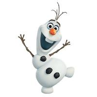 Воздушный шар Снеговик Олаф