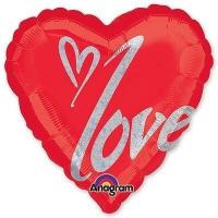 Шарик 18 Love сердце