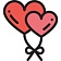 Шарики сердечки